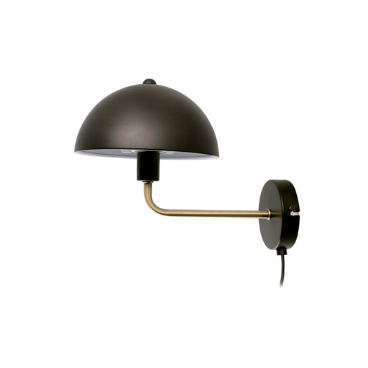 Retro Wall Lamp Black